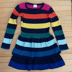 Hanna Andersson sweater dress EUC 130cm size 8